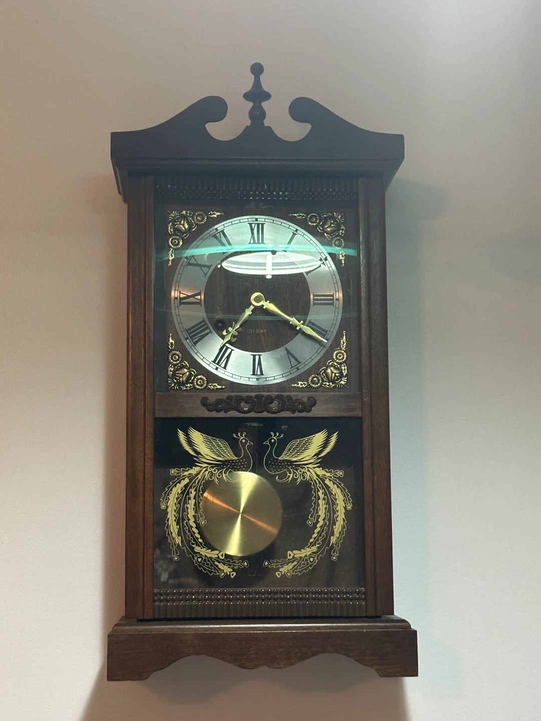 Wooden Pendulum Wall Clock