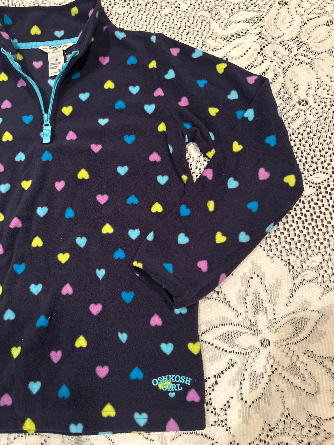 OshKosh Girl Fleece Pullover - Size 10 - photo 4