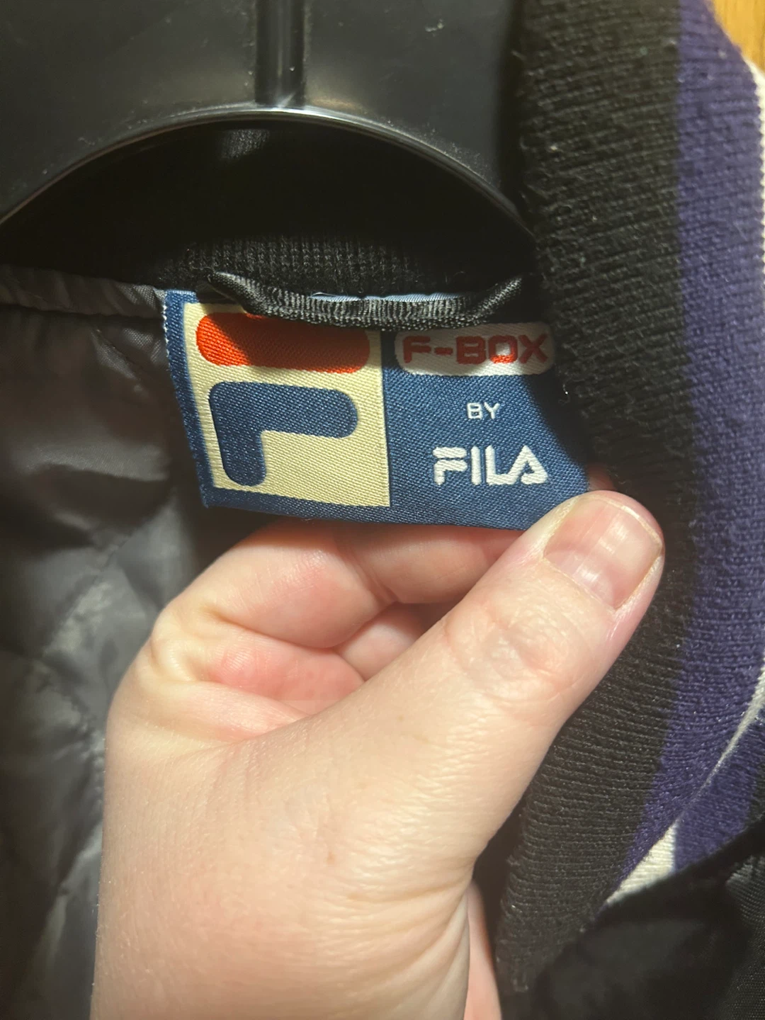 Fila "F-Box" Bomber Jacket - Black/Purple - M/M - photo 4