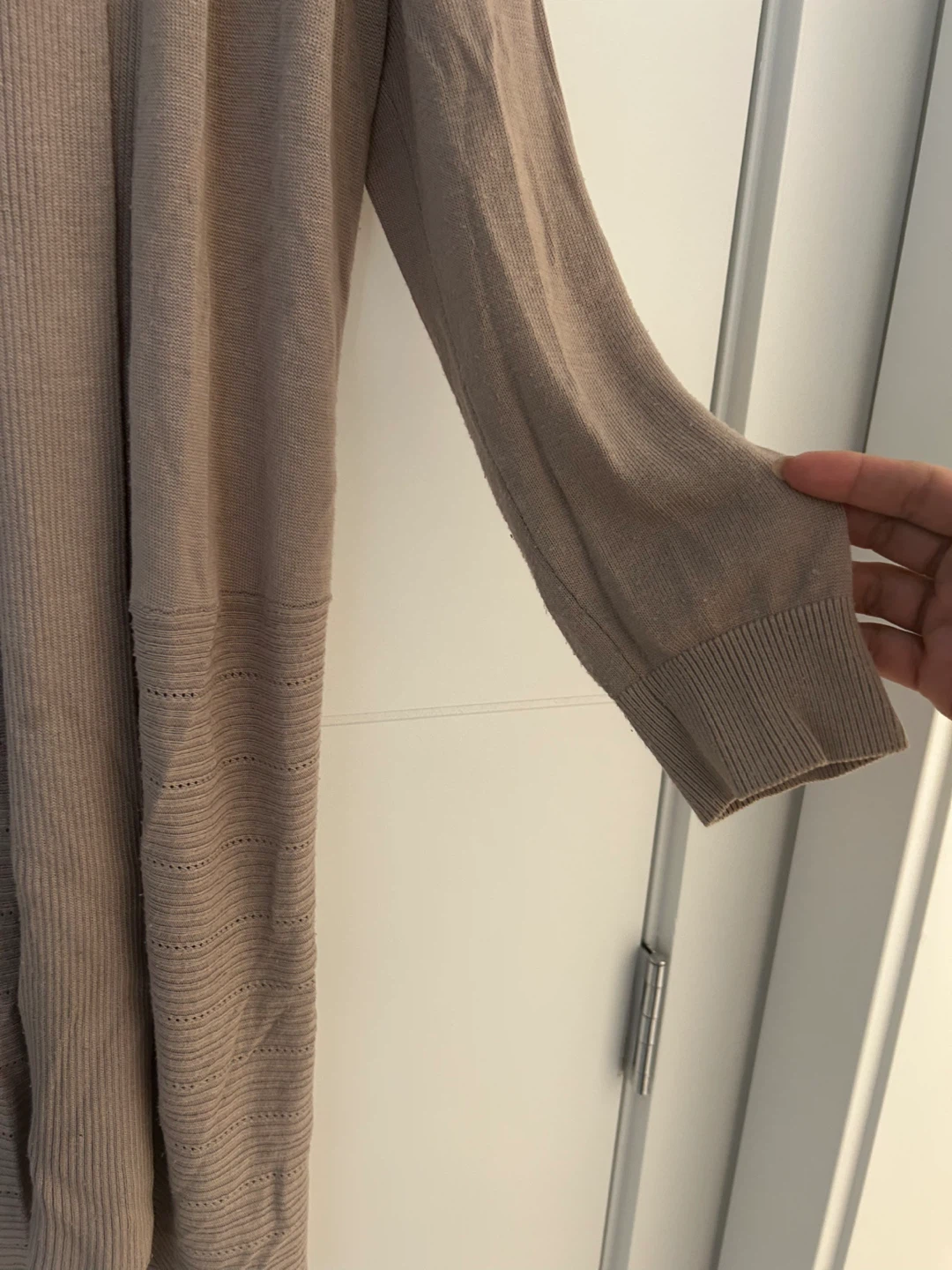 🥕 Le Château Long Cardigan - Taupe G/L - photo 3