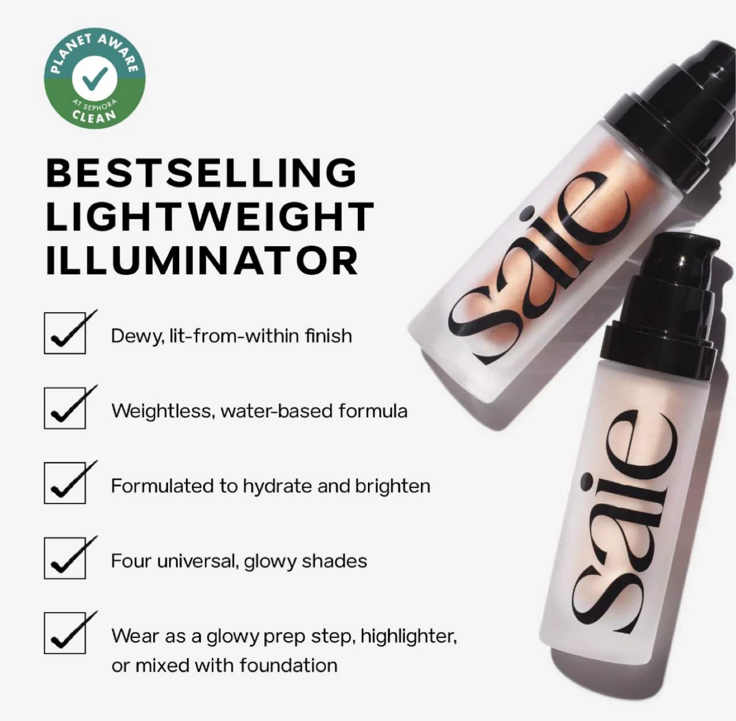 Saie Glowy Super Gel Warmglow Illuminator Mini Size - photo 4