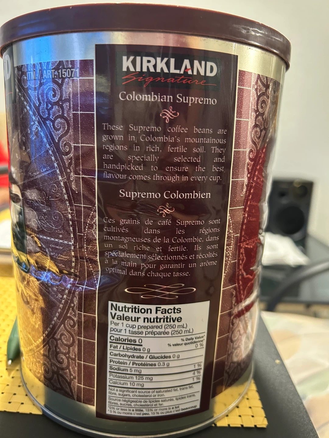 🥕 Kirkland Signature Colombian Supremo Coffee - 1.36 kg - photo 2