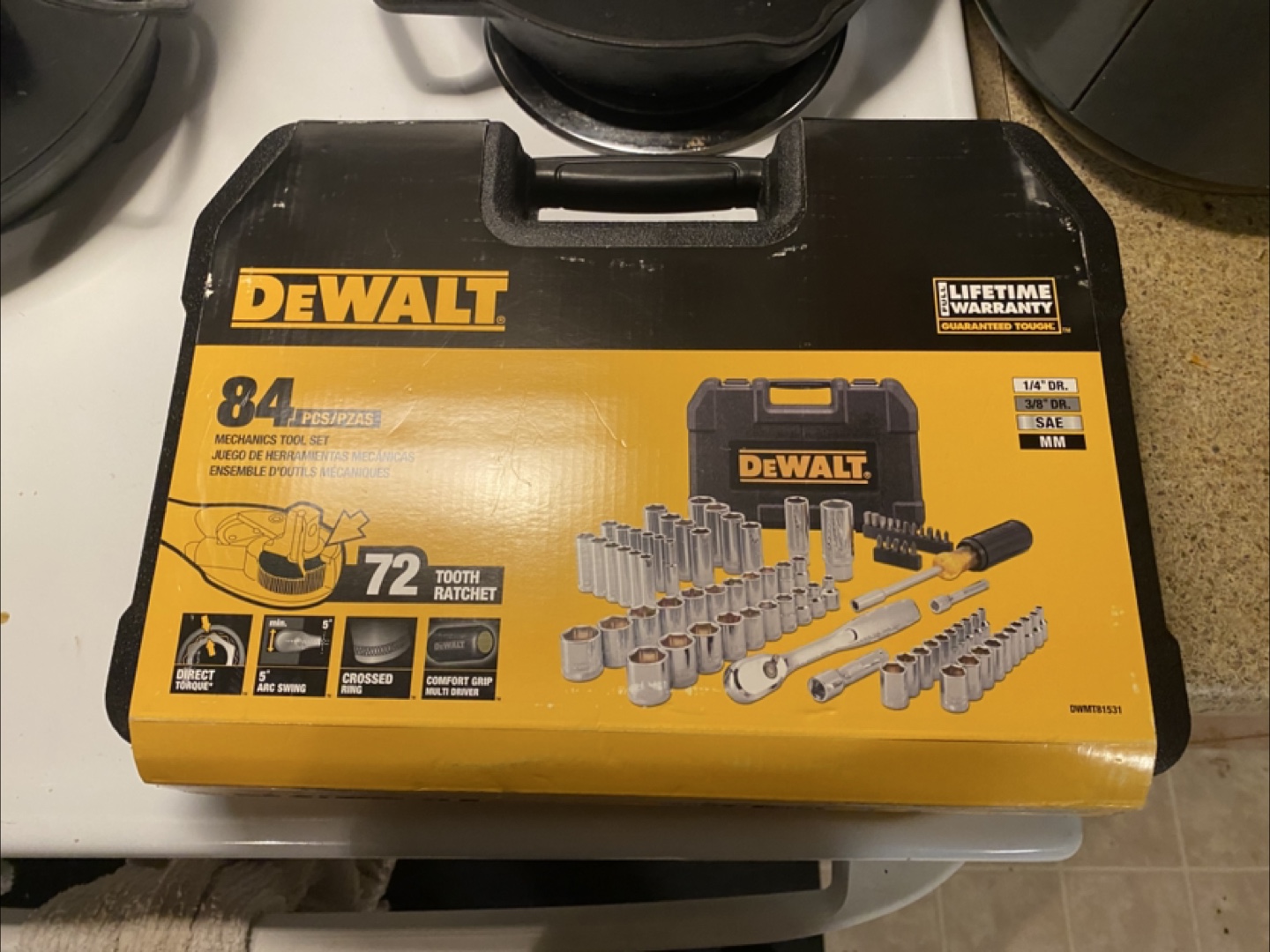 DEWALT 84 Piece Mechanics Tool Set