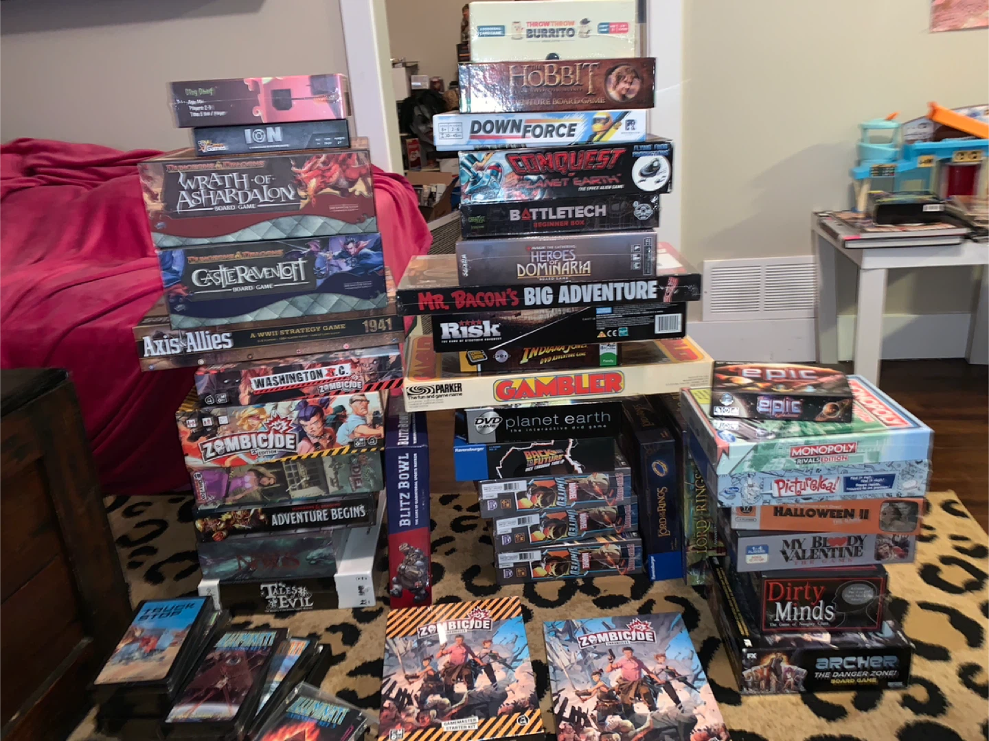 Assorted Board Games Collection