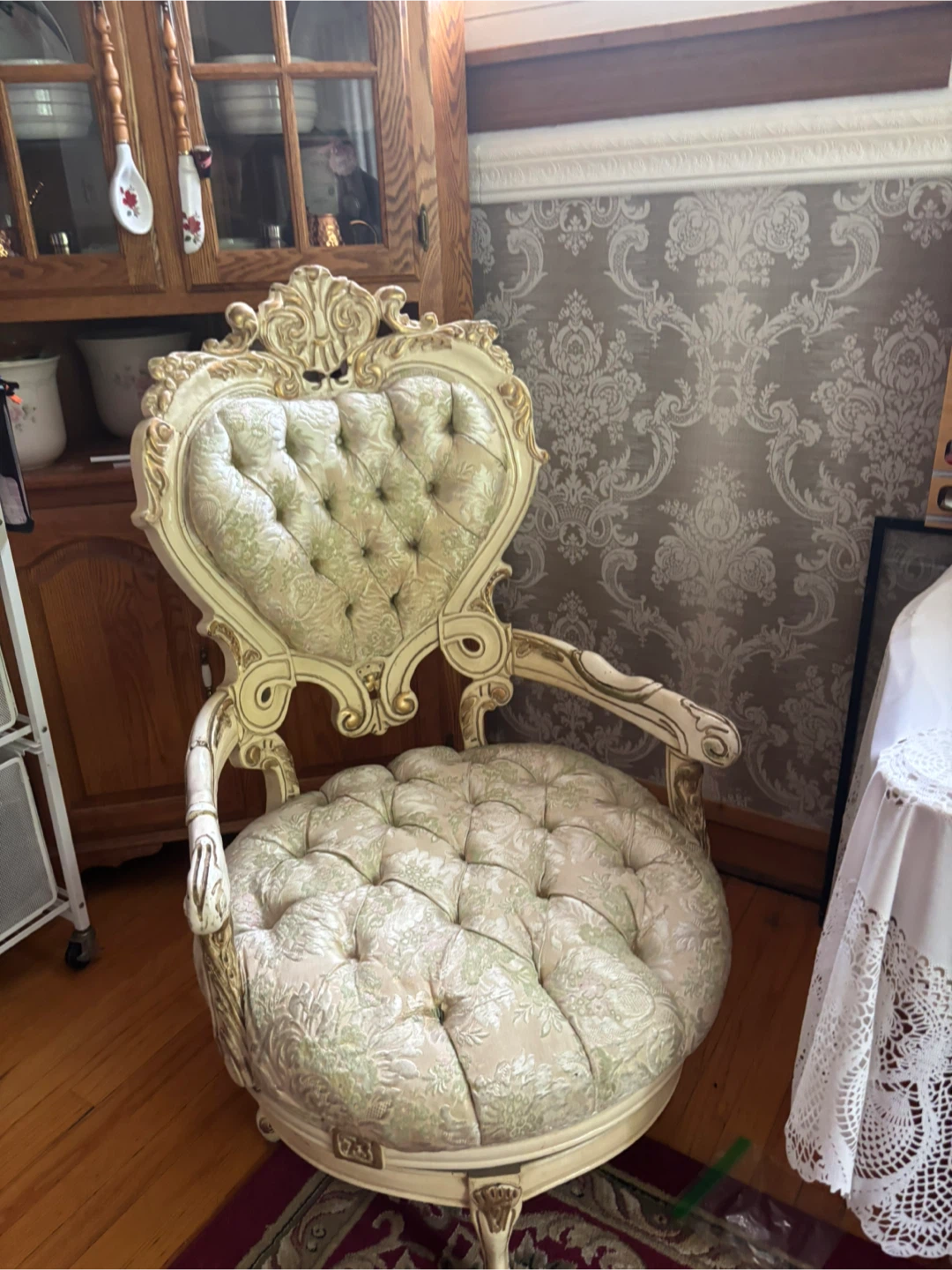 Vintage chairs and marble table 300 for all 3 pieces. - photo 5