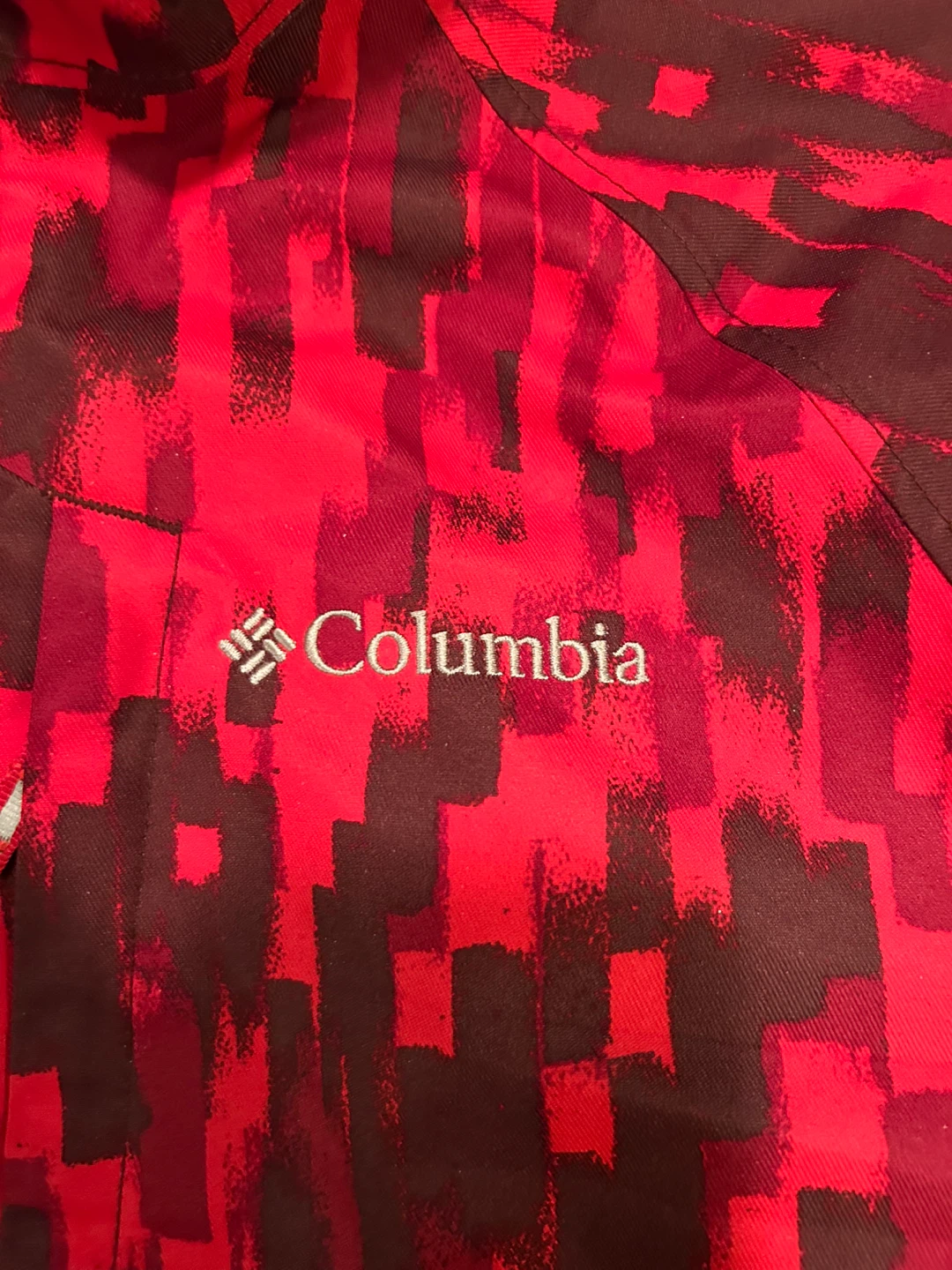 Columbia Omni-Heat Red Camo Jacket Girls Size L - photo 3
