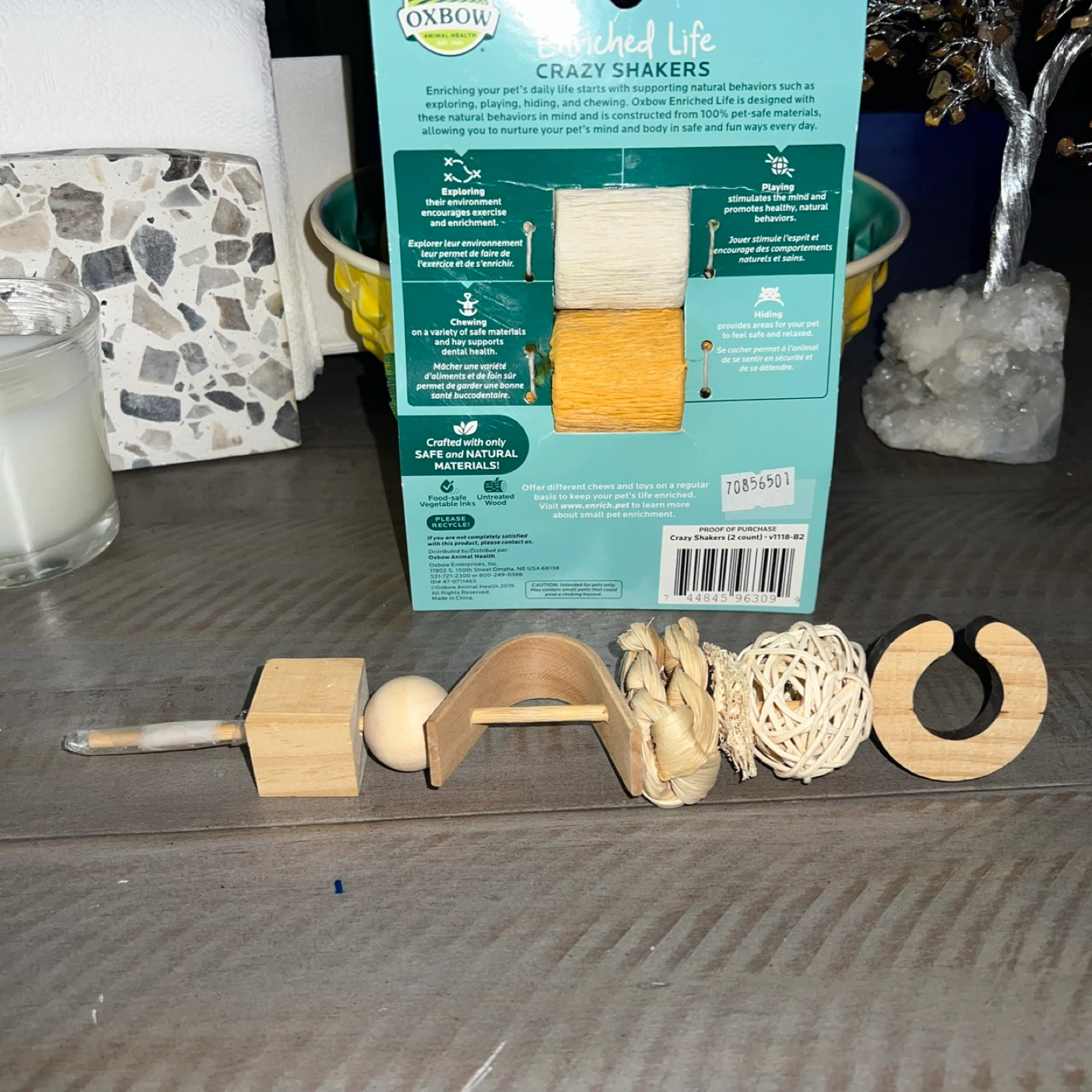 Oxbow Enriched Life Crazy Shakers Small Animal Toy - photo 3