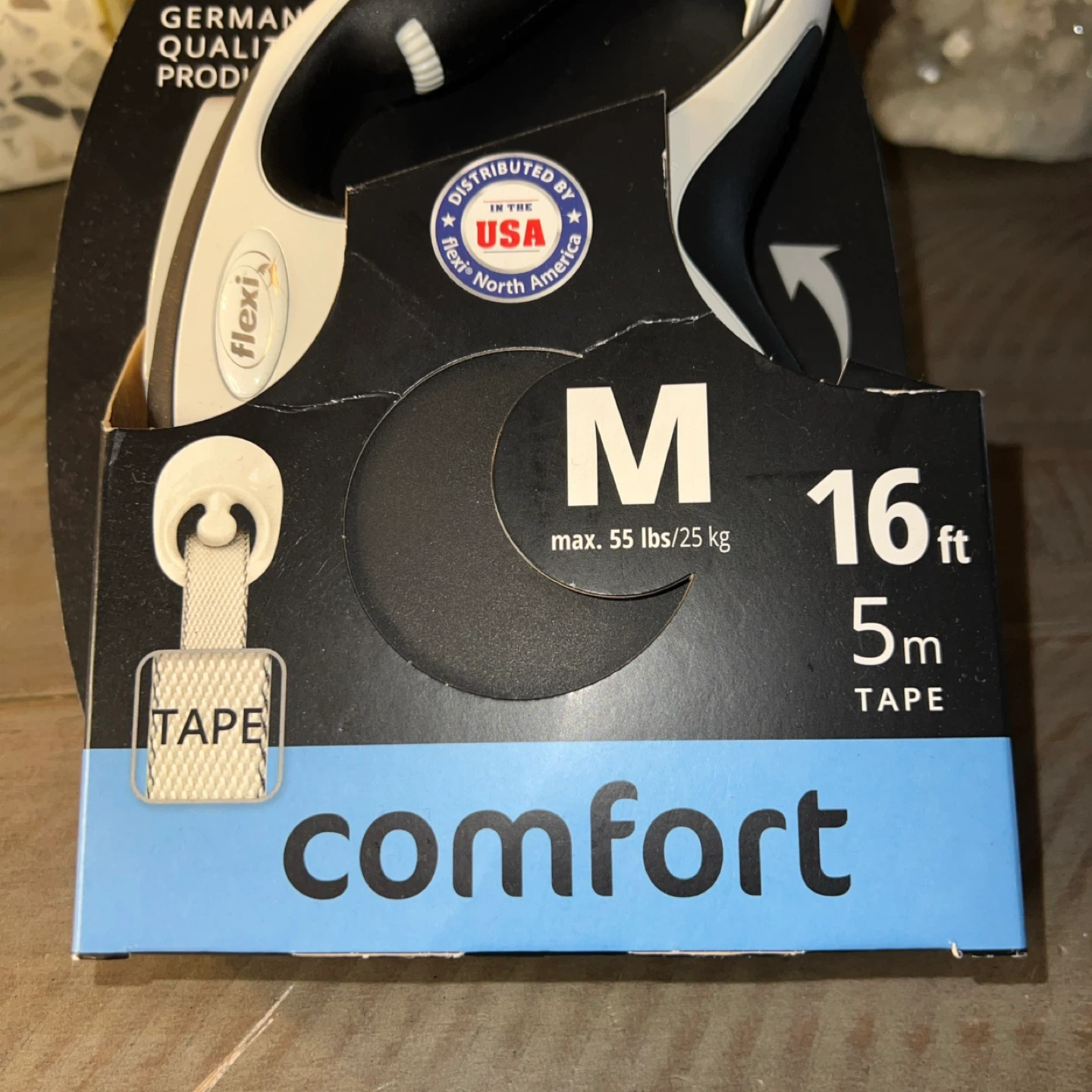 Flexi Comfort Retractable Dog Leash - Size M, 16ft Tape - photo 2