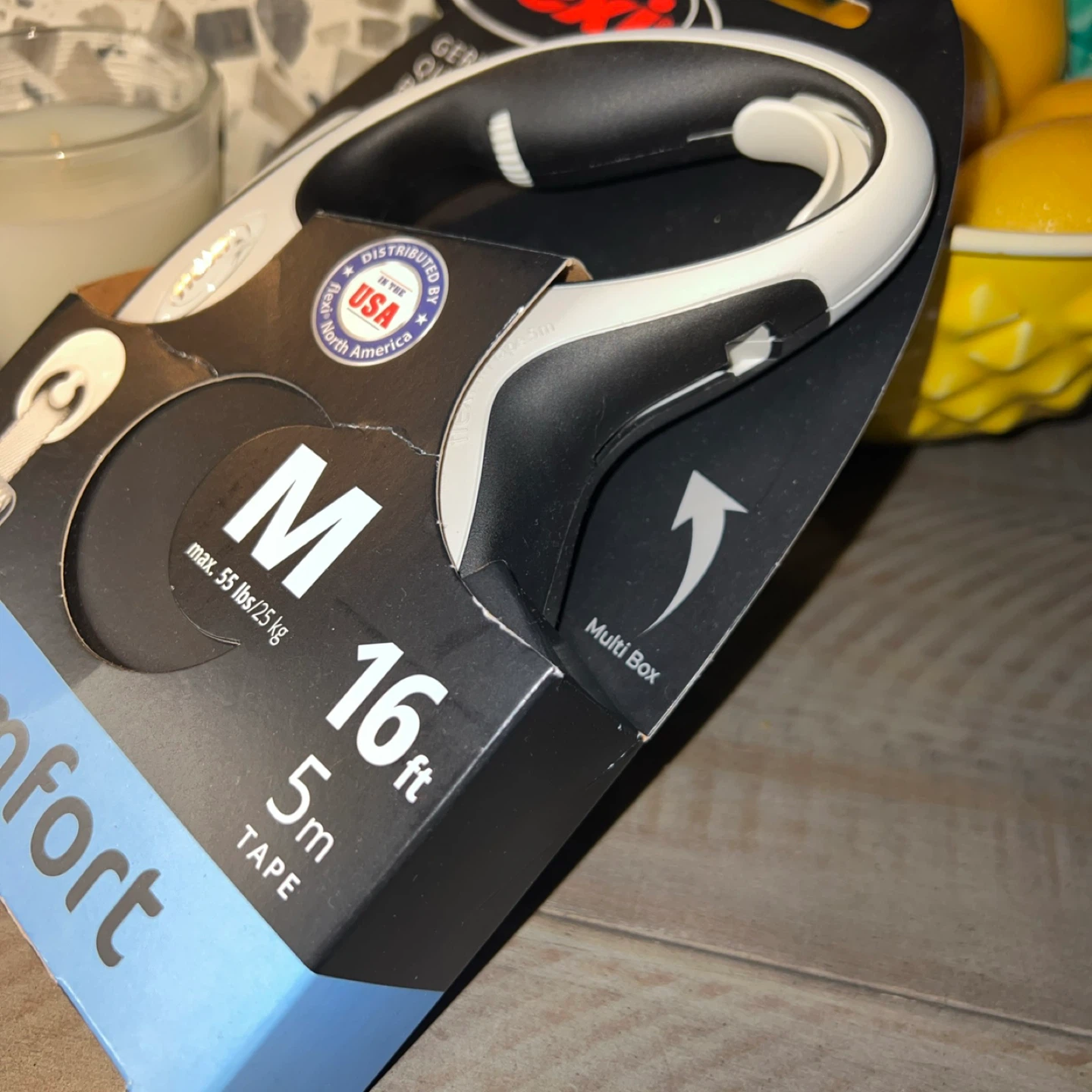 Flexi Comfort Retractable Dog Leash - Size M, 16ft Tape - photo 3
