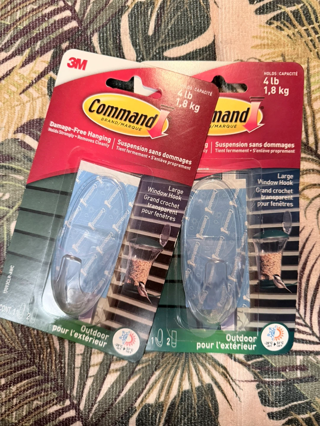 2 Packs Command Large Window Hooks