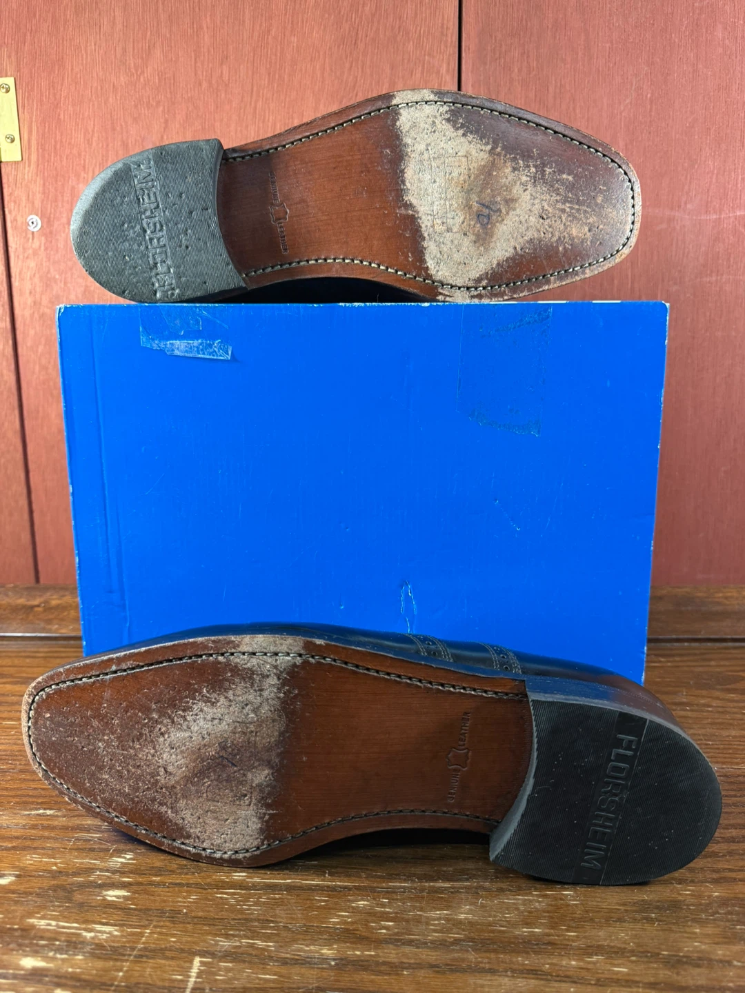 Florsheim FLS Oxford Shoes Mens Size 12D Leather Full Brogue - photo 3