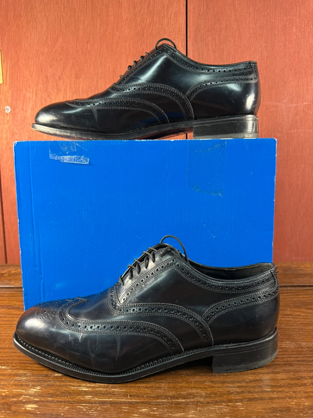 Florsheim FLS Oxford Shoes Mens Size 12D Leather Full Brogue