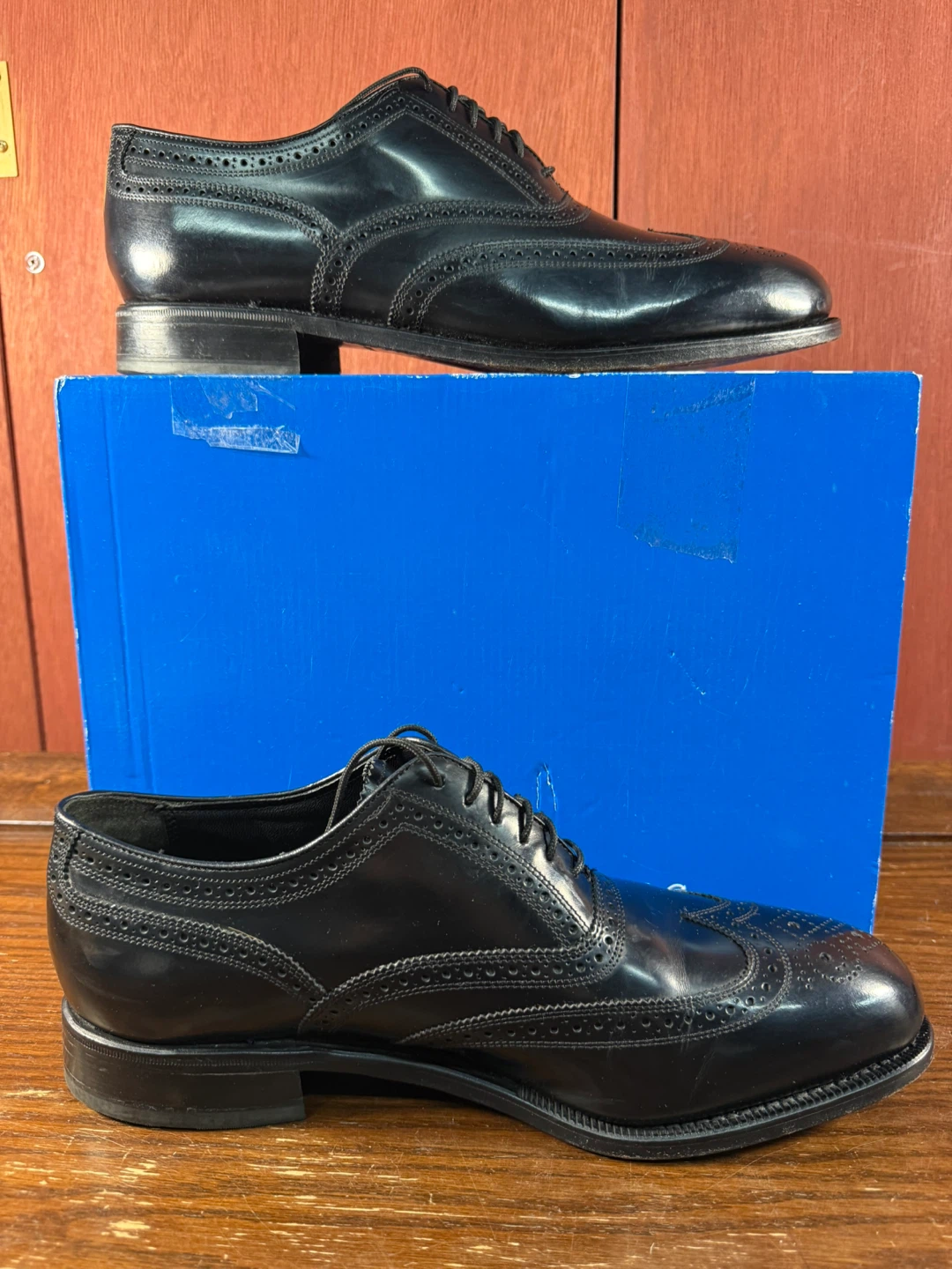 Florsheim FLS Oxford Shoes Mens Size 12D Leather Full Brogue - photo 2