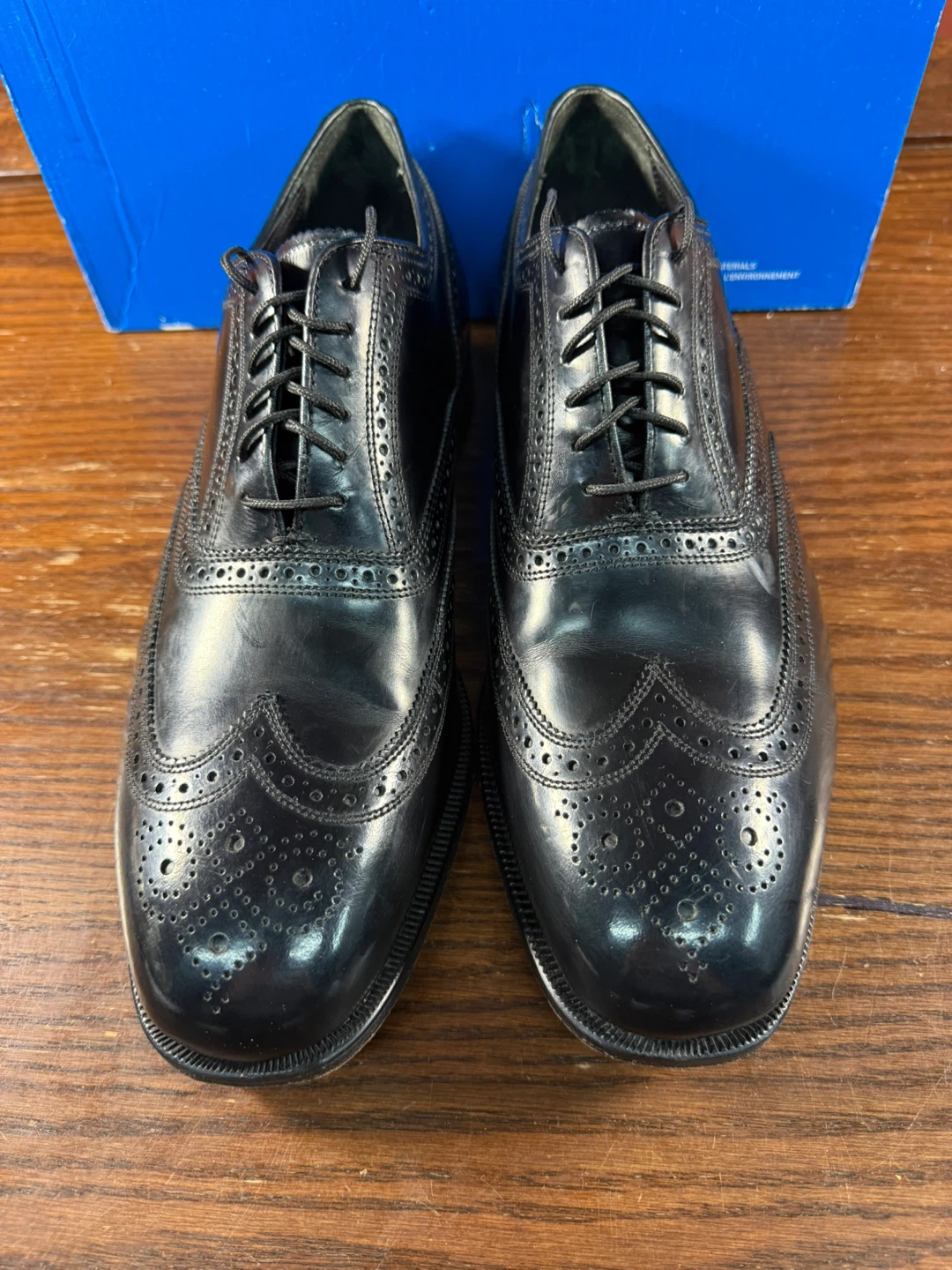 Florsheim FLS Oxford Shoes Mens Size 12D Leather Full Brogue - photo 5