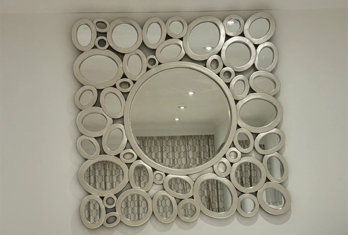 46 1/2” x 46 1/2” Decorative Statement Mirror –  New! - photo 2