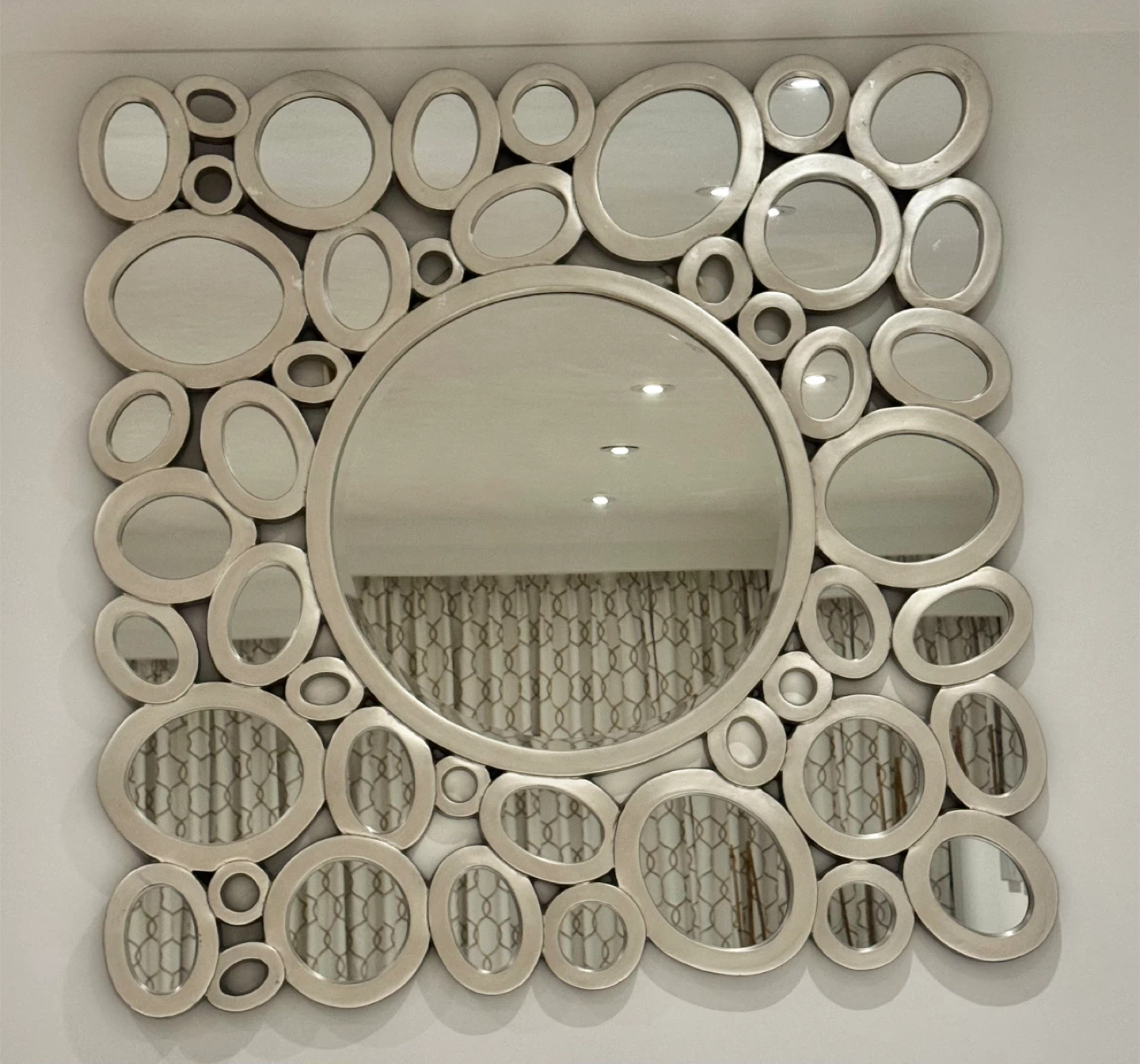 46 1/2” x 46 1/2” Decorative Statement Mirror –  New! - photo 3
