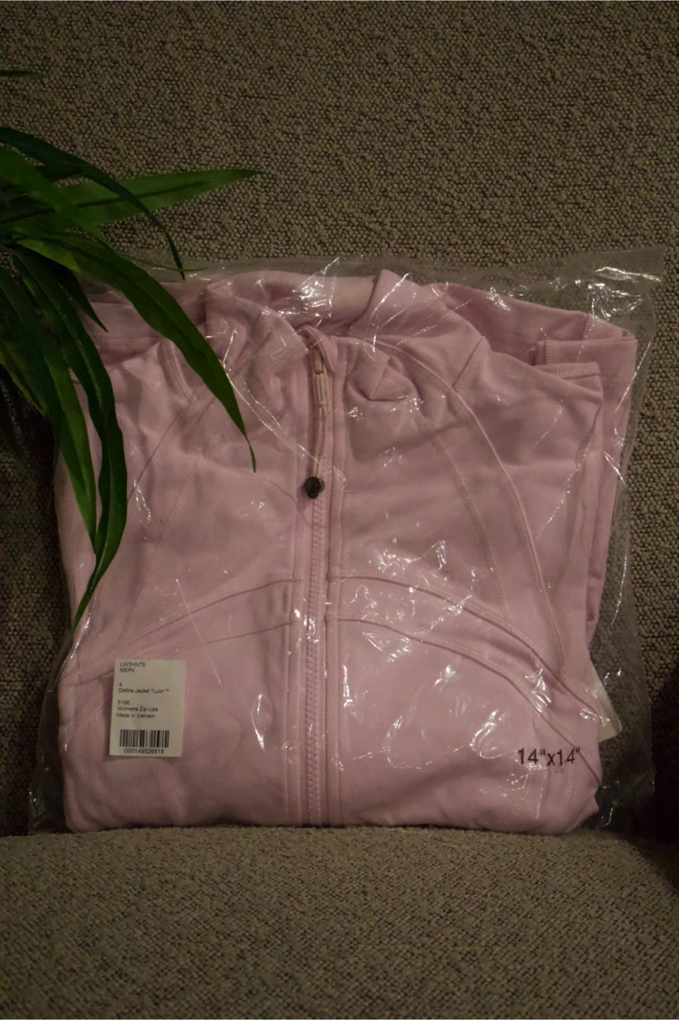Lululemon define jacket Luon meadowsweet pink