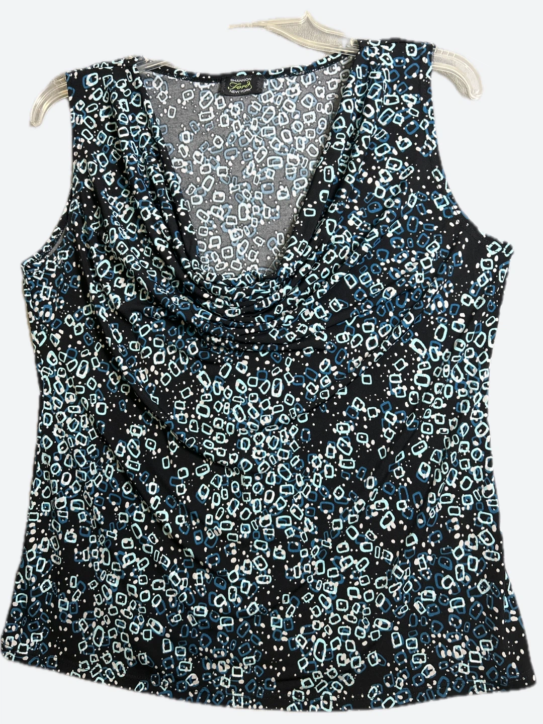 Shannon Ford New York Sleeveless Cowl Neck Top M