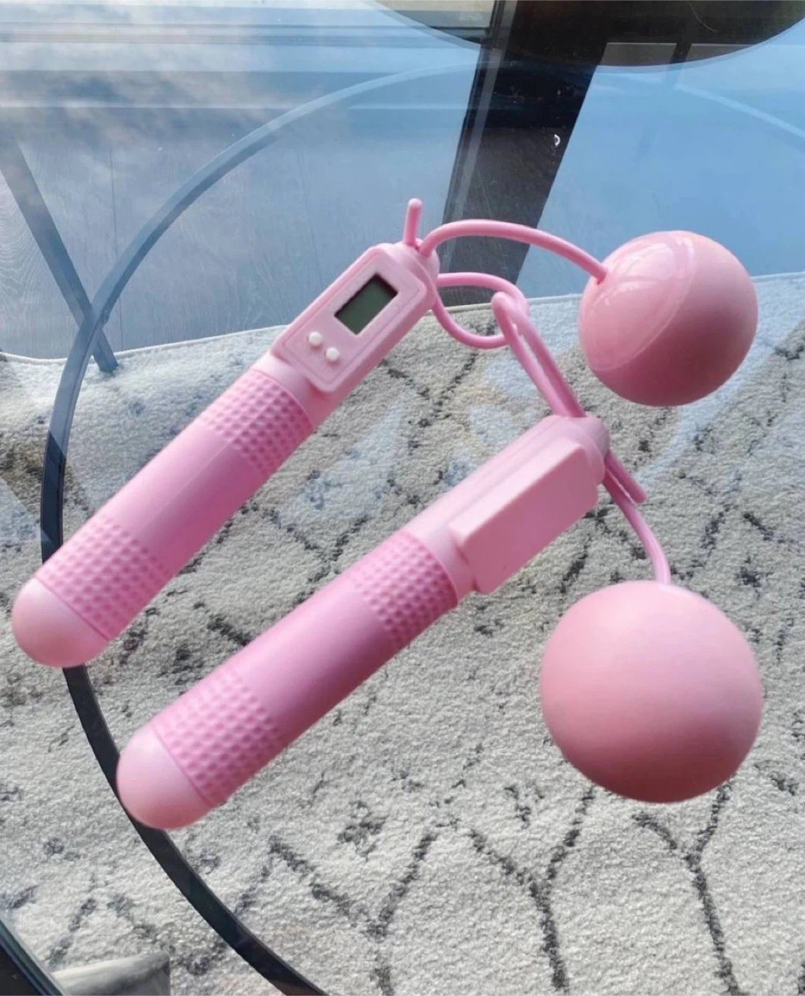 Pink Digital Jump Rope Counter - photo 5