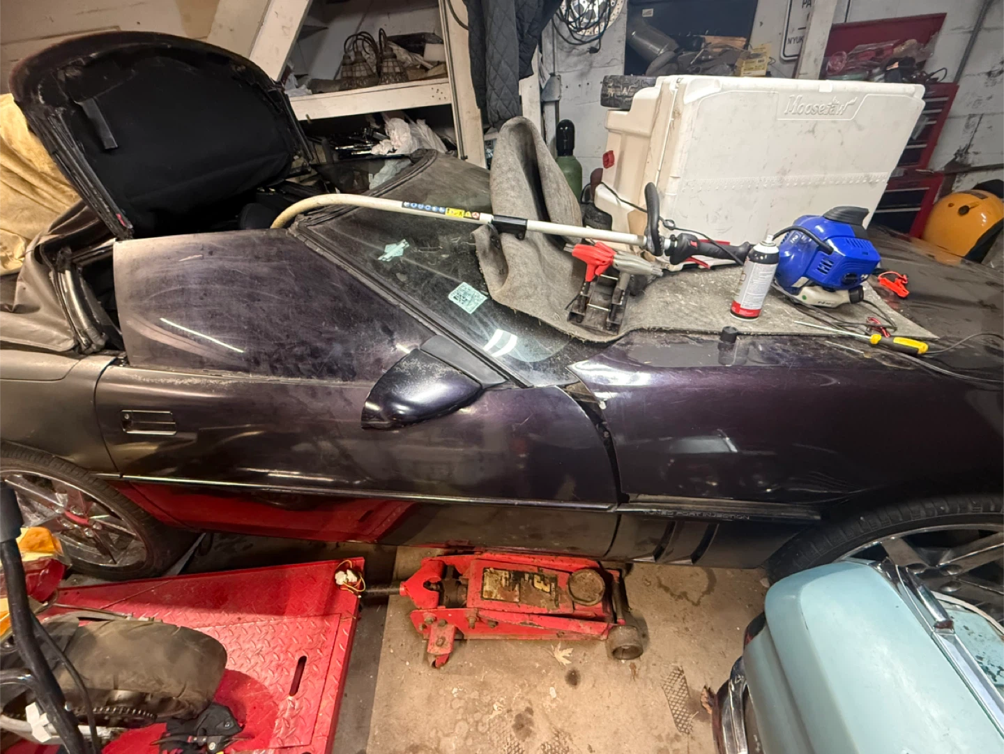 Purple Chevrolet Corvette Convertible