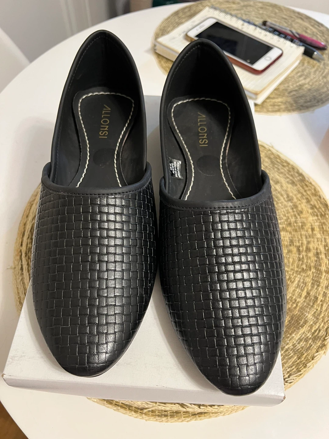 🥕Black Leather flat shoes - New - photo 4