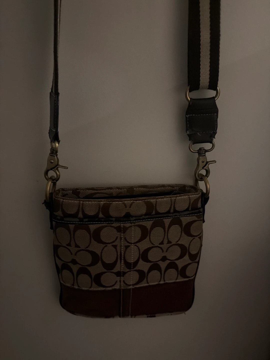 Coach Monogram Crossbody Bag