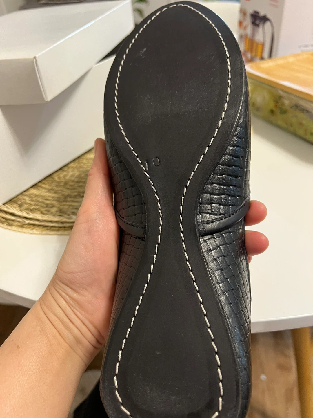 🥕Black Leather flat shoes - New - photo 5
