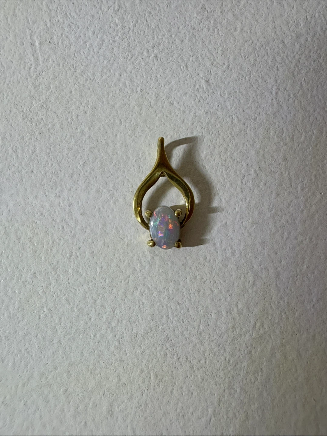 Gold 18k Opal Pendant - photo 2