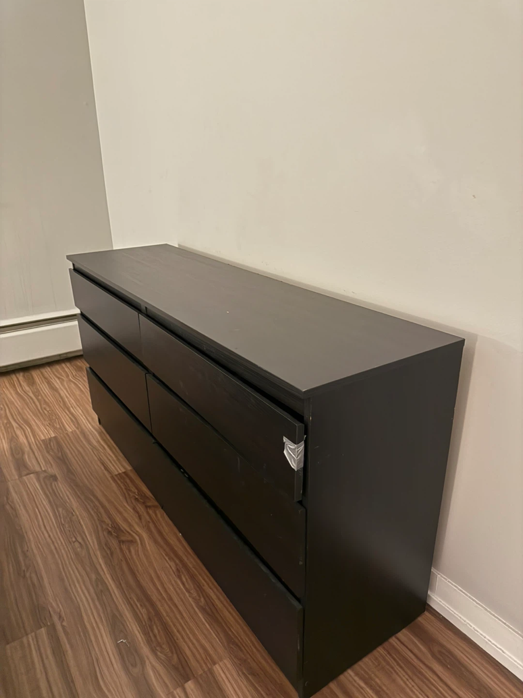 IKEA MALM- Dark Brown 6-Drawer Dresser - photo 2