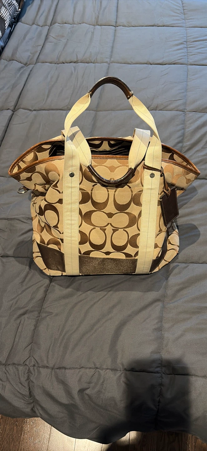 Coach Monogram Tote Bag