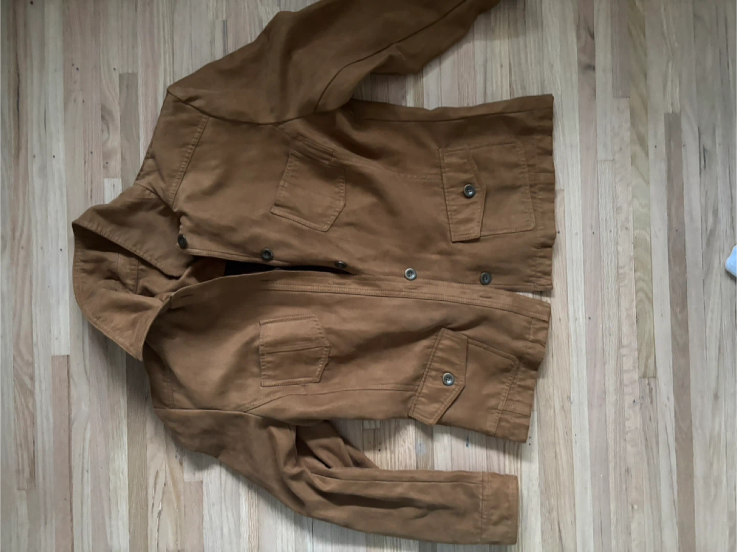 NEED GONE - Brown Suede-like Jacket - photo 2
