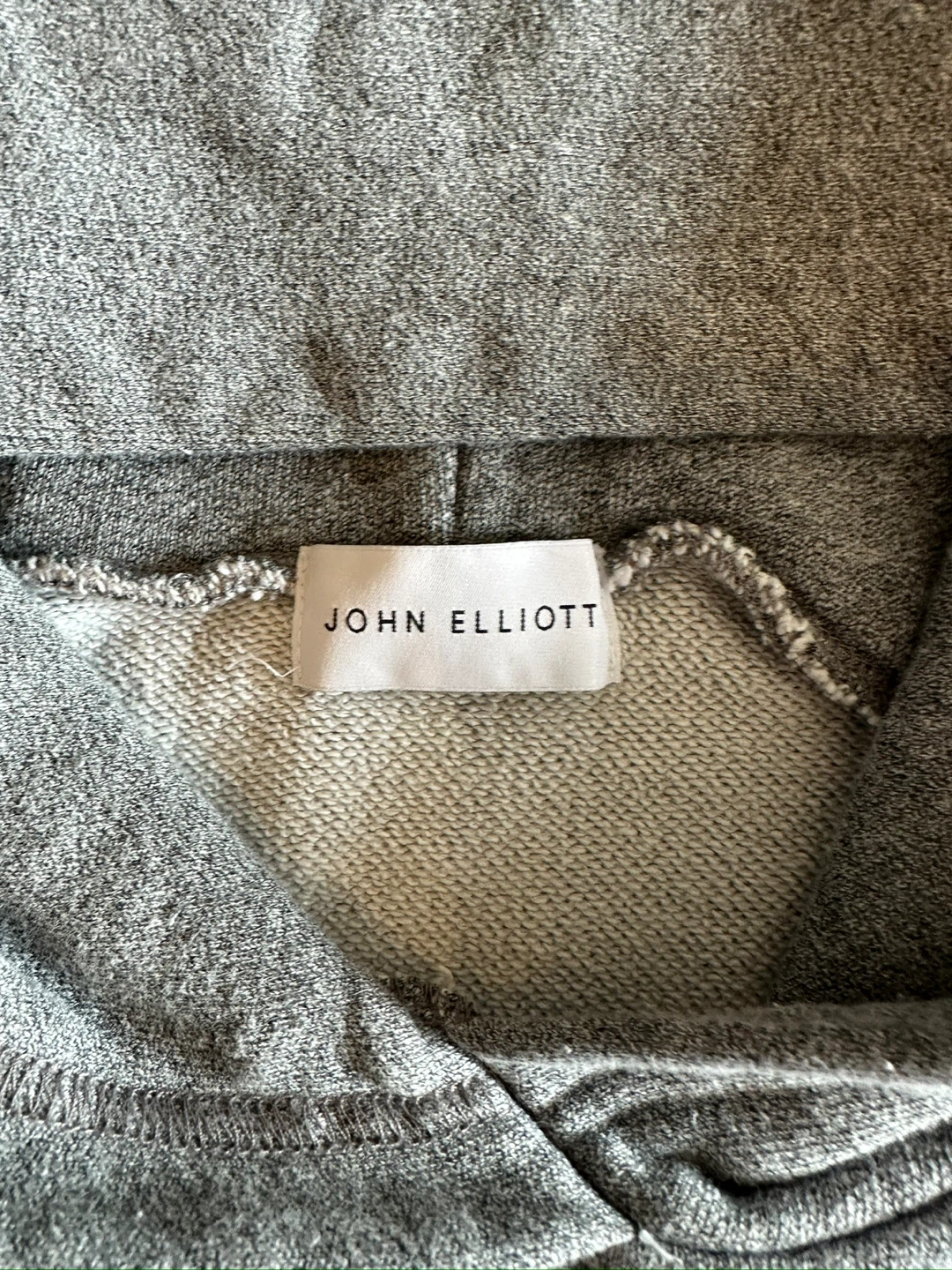 John Elliott Grey Hoodie -Size 2 (Medium) - photo 3