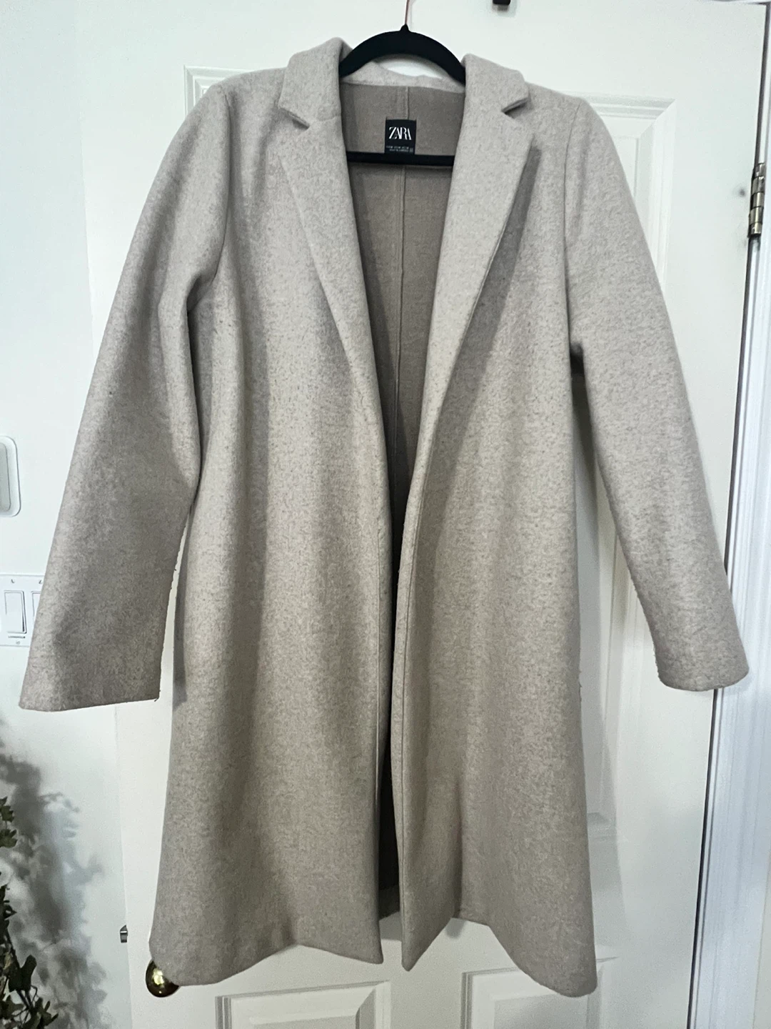 ZARA Long Coat (light Beige) (medium)