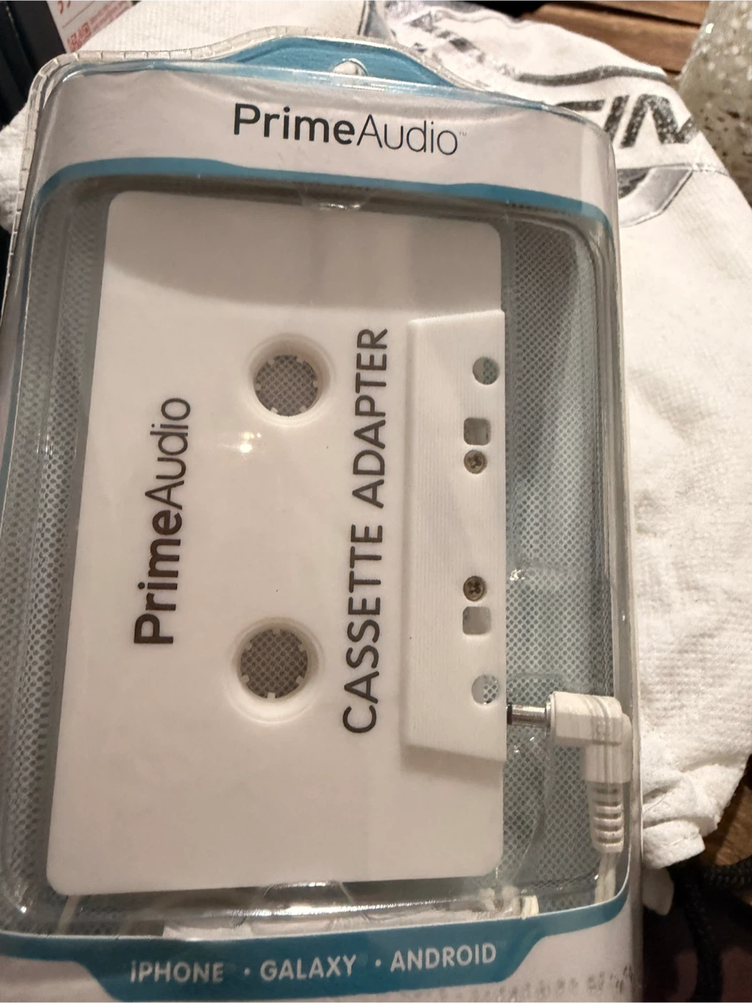 PrimeAudio Cassette Adapter for iPhone, Galaxy, Android