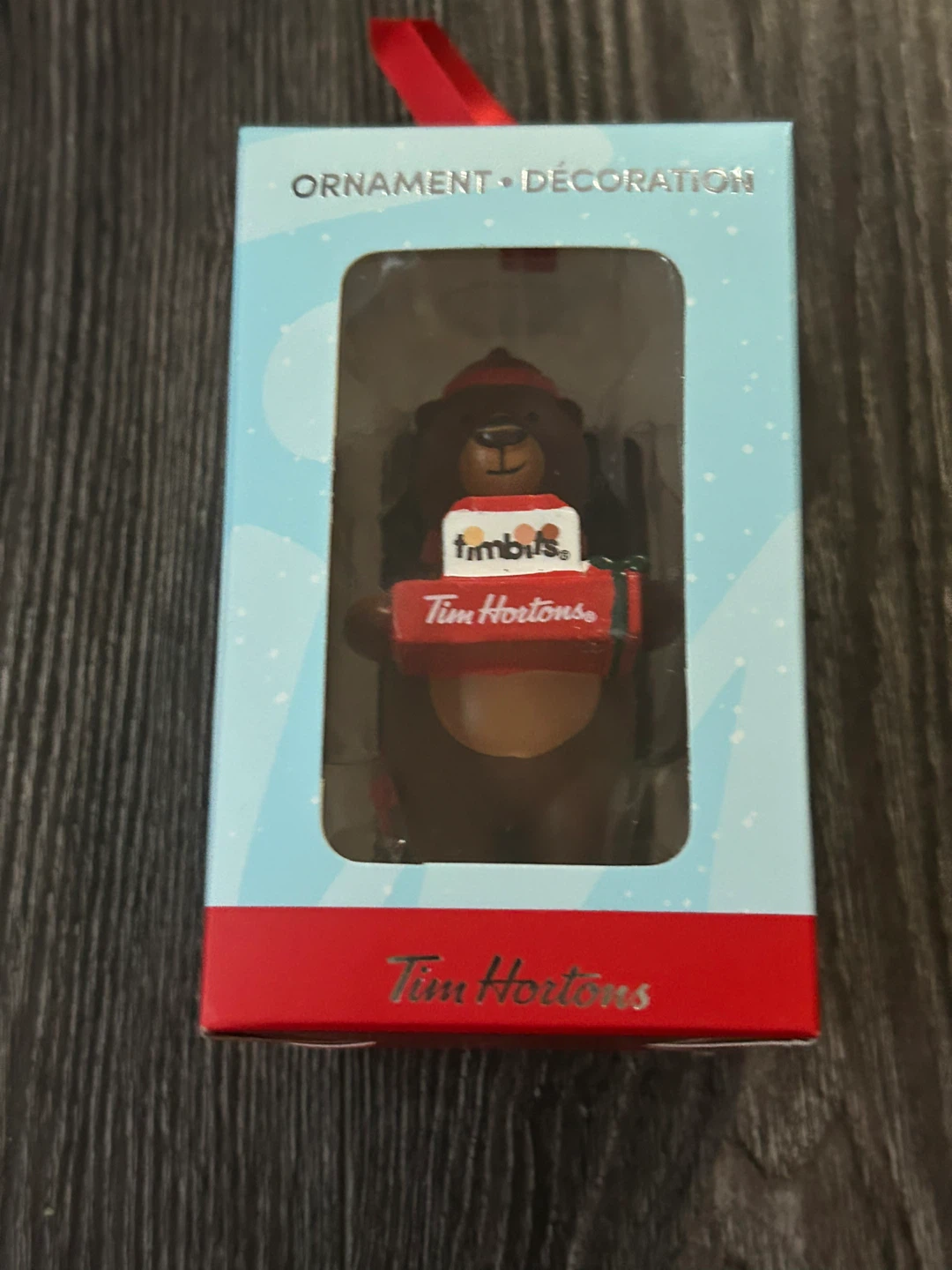 Tim Hortons’ bear ornament