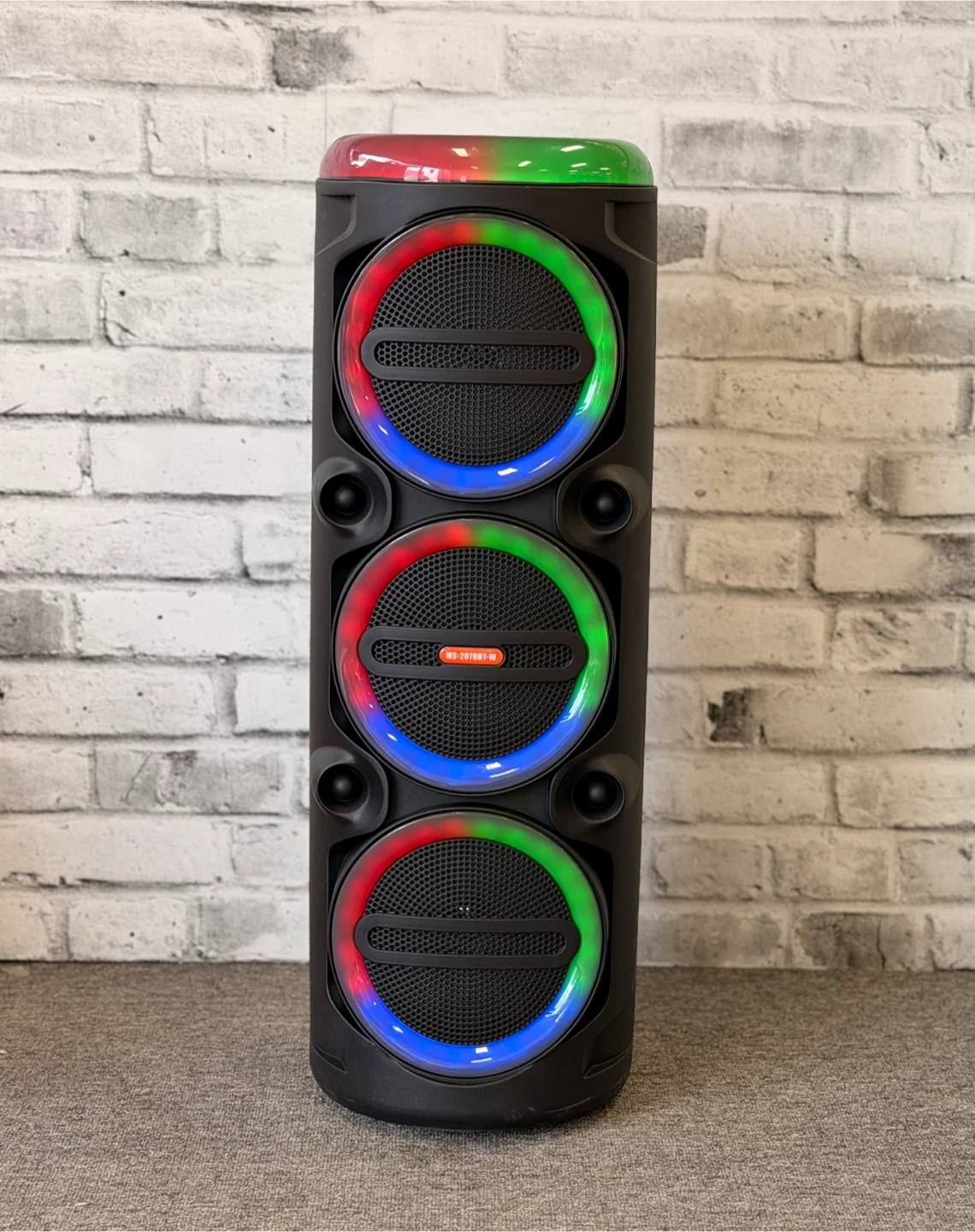 MS-2076BT-W Portable Speaker with RGB Lights - photo 2