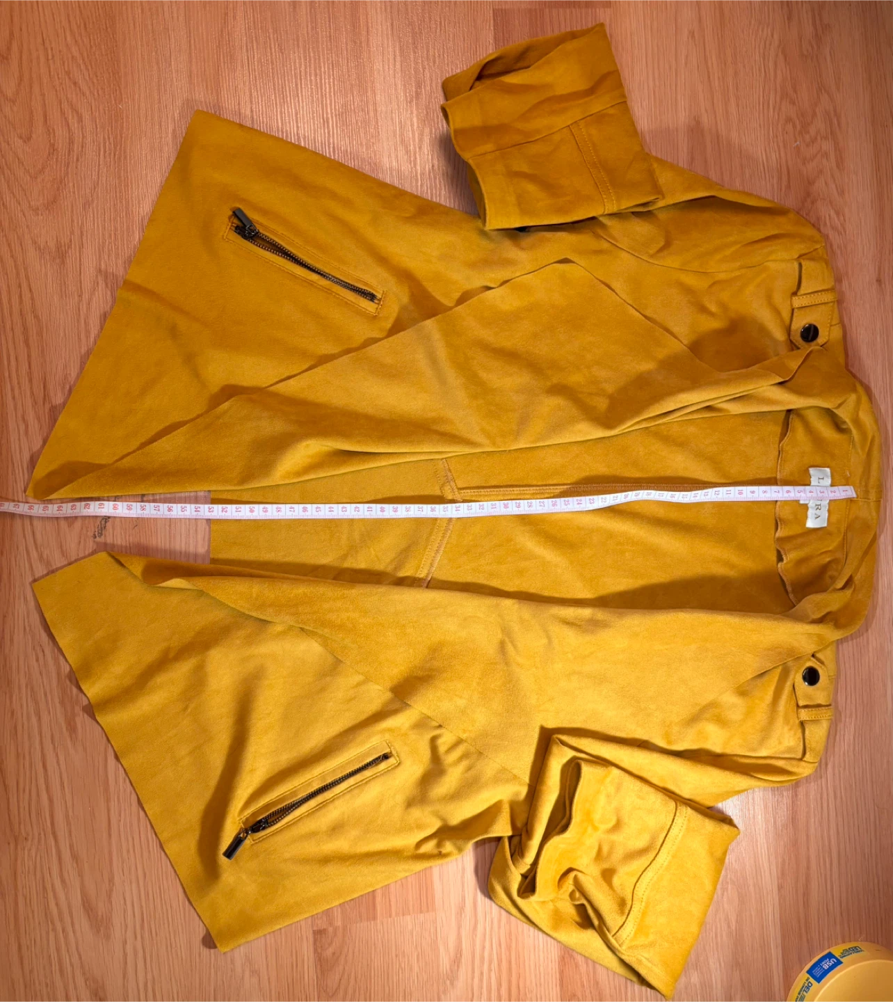 Laura Yellow mustard Suede Blazer| size 14