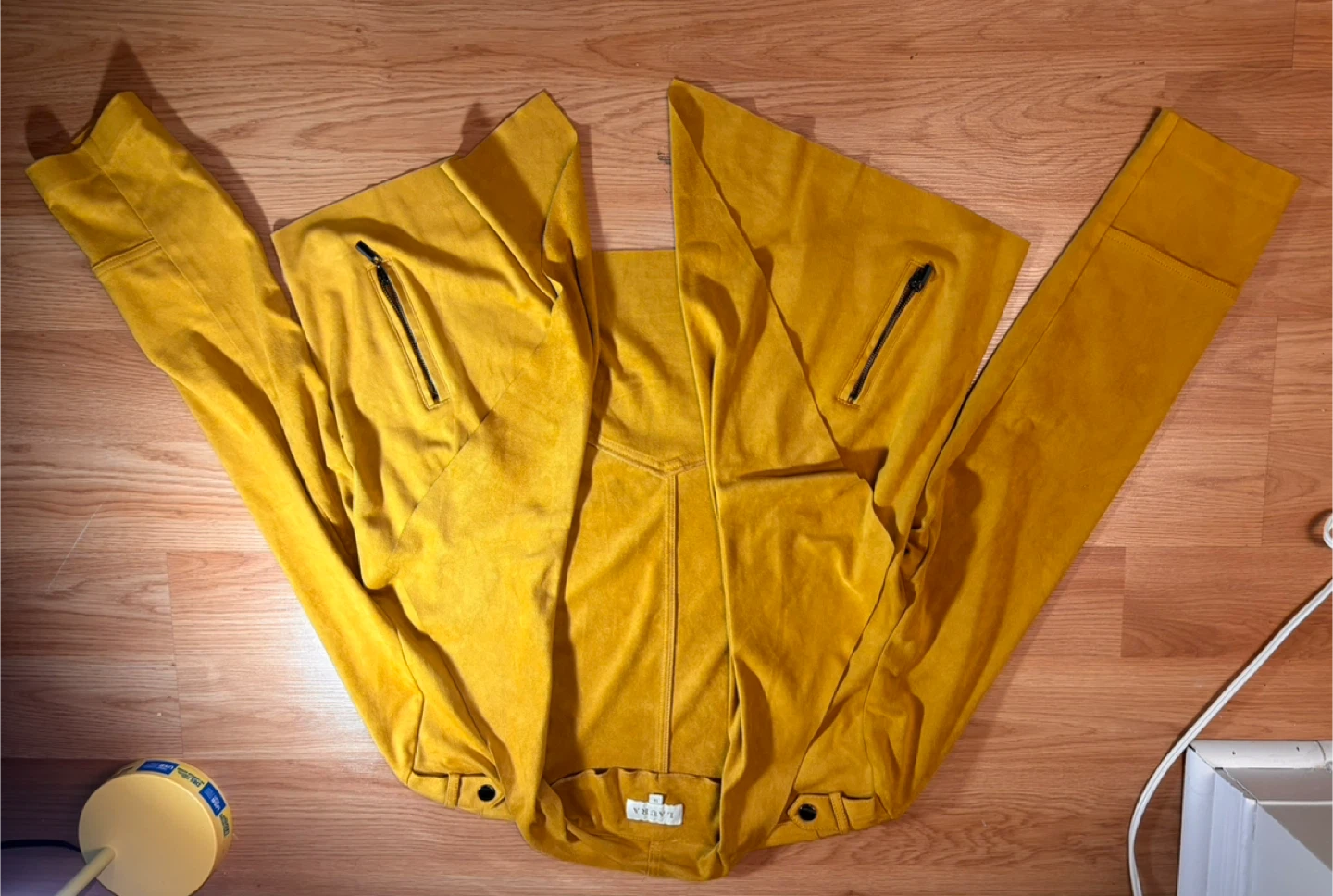 Laura Yellow mustard Suede Blazer| size 14 - photo 3