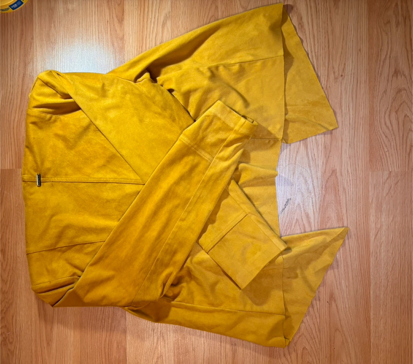 Laura Yellow mustard Suede Blazer| size 14 - photo 4