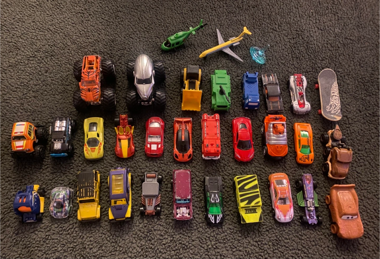 Toy cars & trucks lot