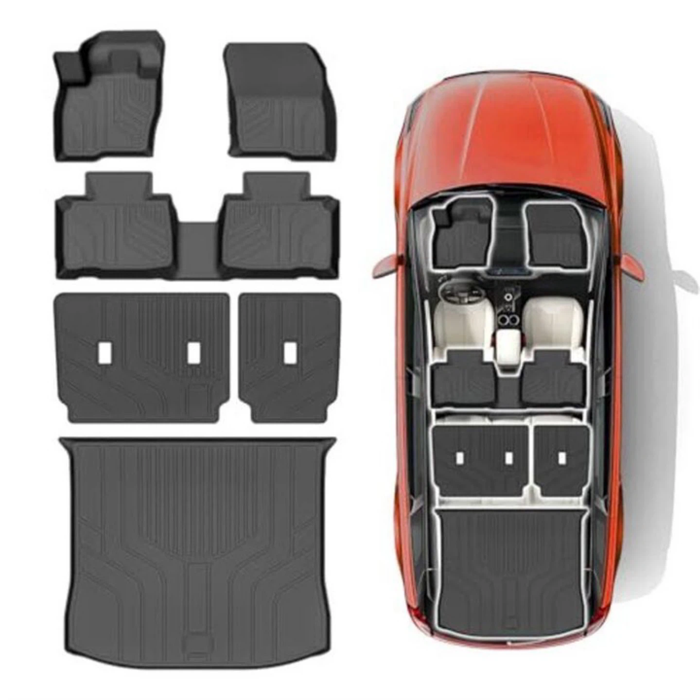 Epltion Floor Mats and Cargo Liner  2015-2025 Ford Edge