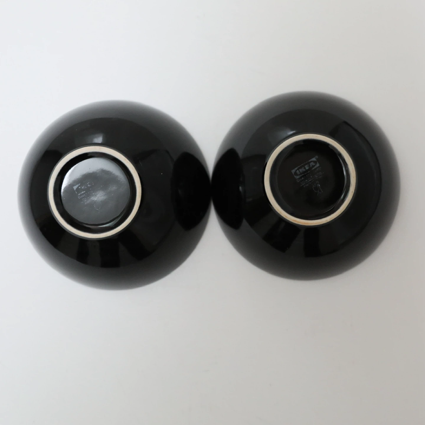 2 IKEA black bowls - photo 5