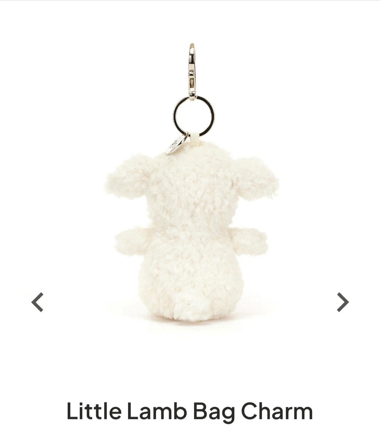 Jellycat Little Lamb Bag Charm - photo 4