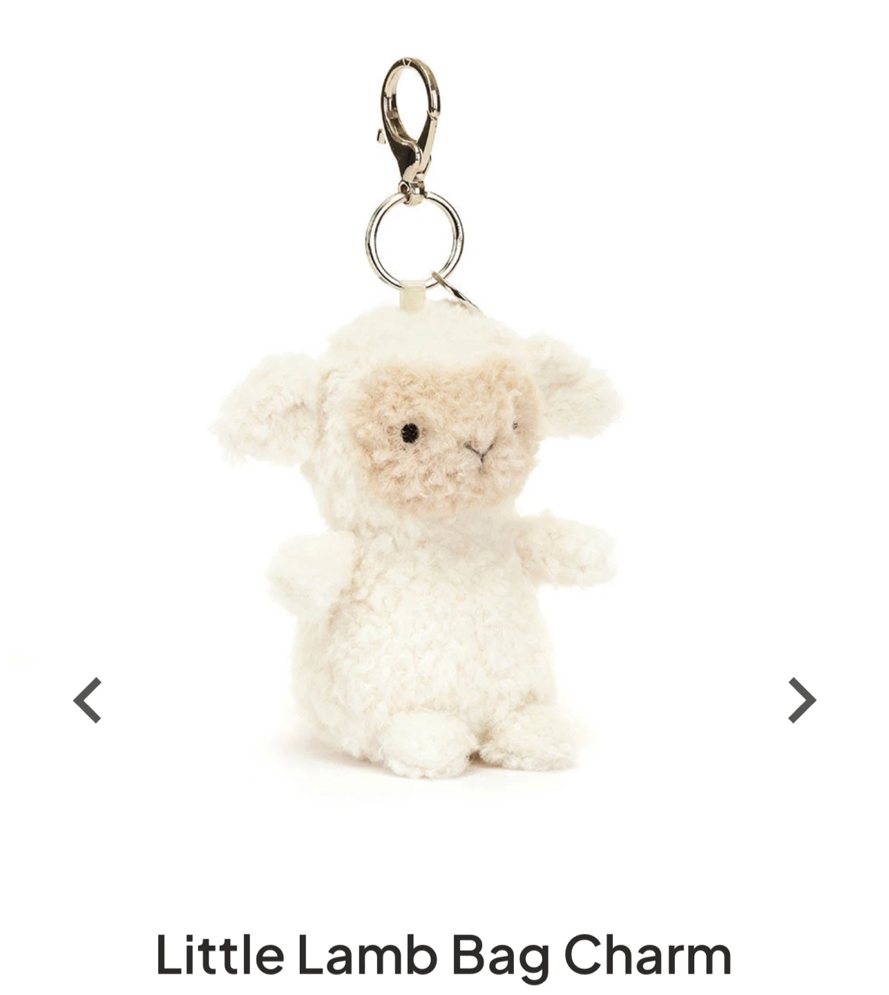 Jellycat Little Lamb Bag Charm - photo 2