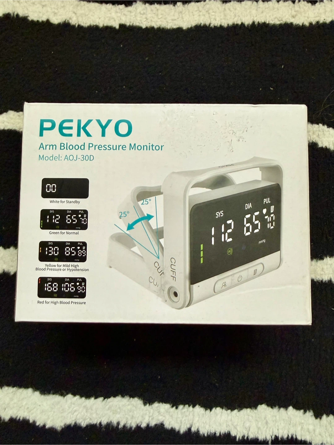 Brand New PEKYO Arm Blood Pressure Monitor - photo 3