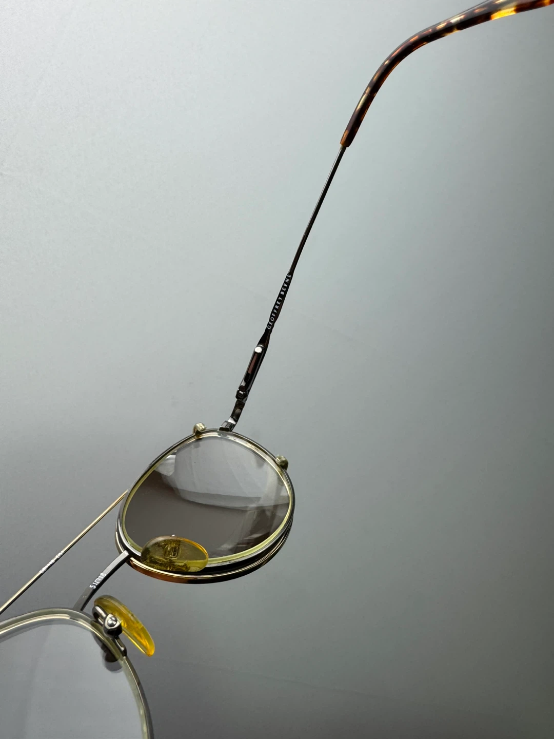 Geoffrey Beene 1148 Clip-On Round Sunglasses - photo 4