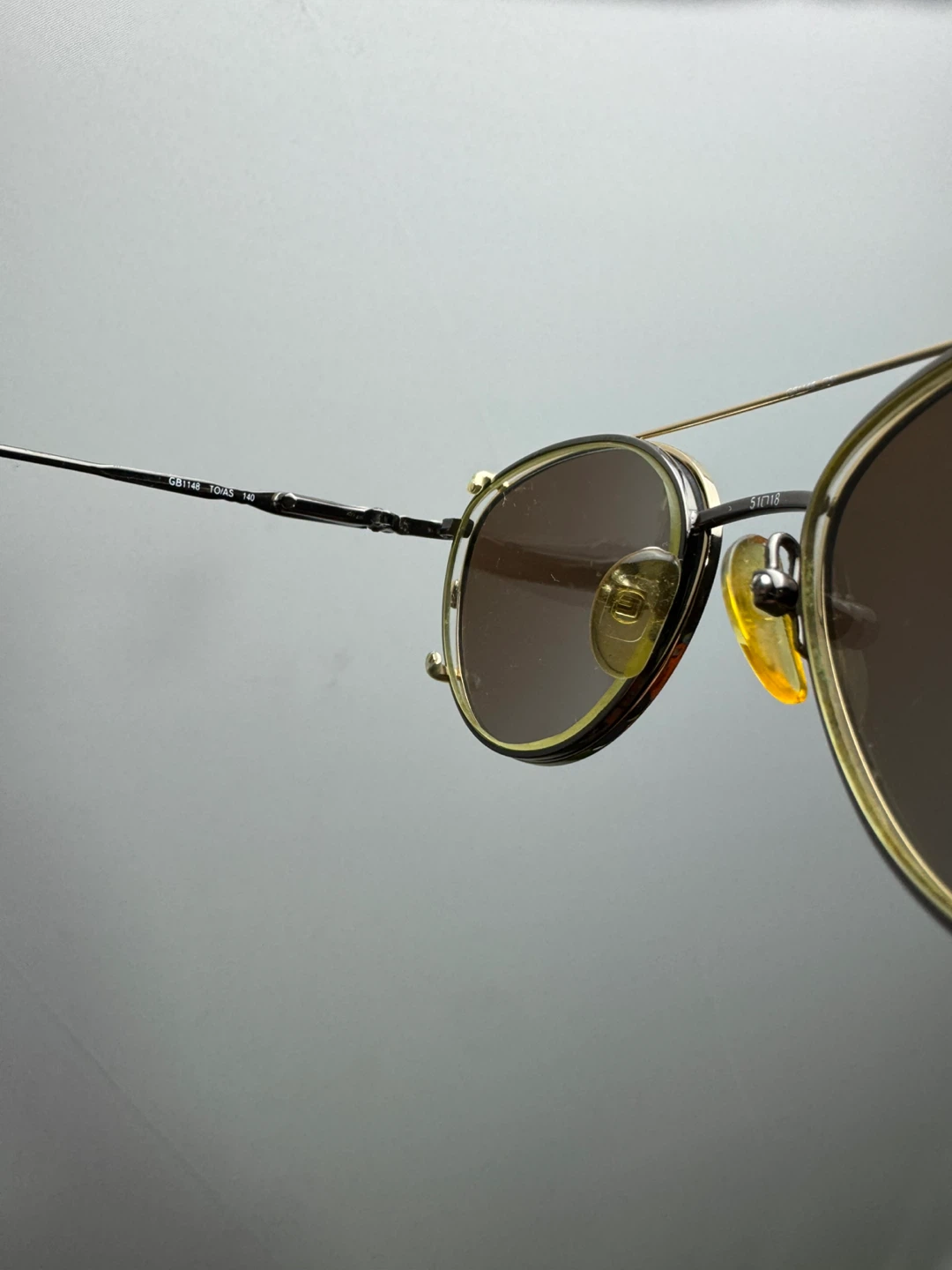 Geoffrey Beene 1148 Clip-On Round Sunglasses - photo 3