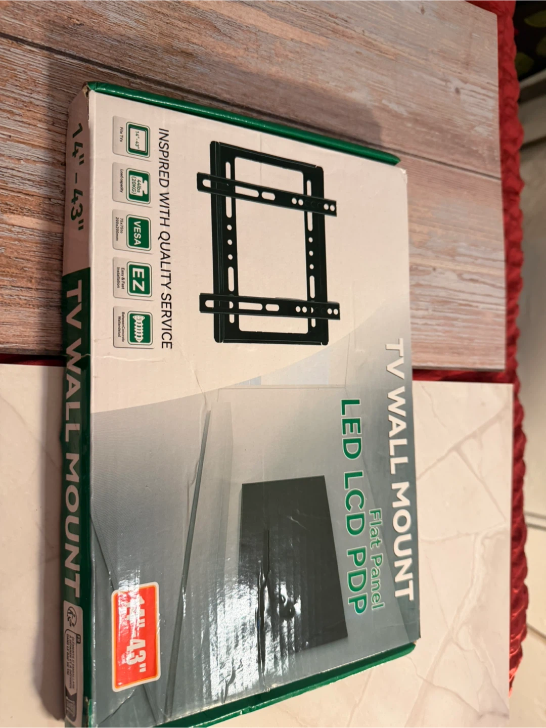 TV Wall Mount for 14"-43" Flat Panel LED LCD PDP - photo 3