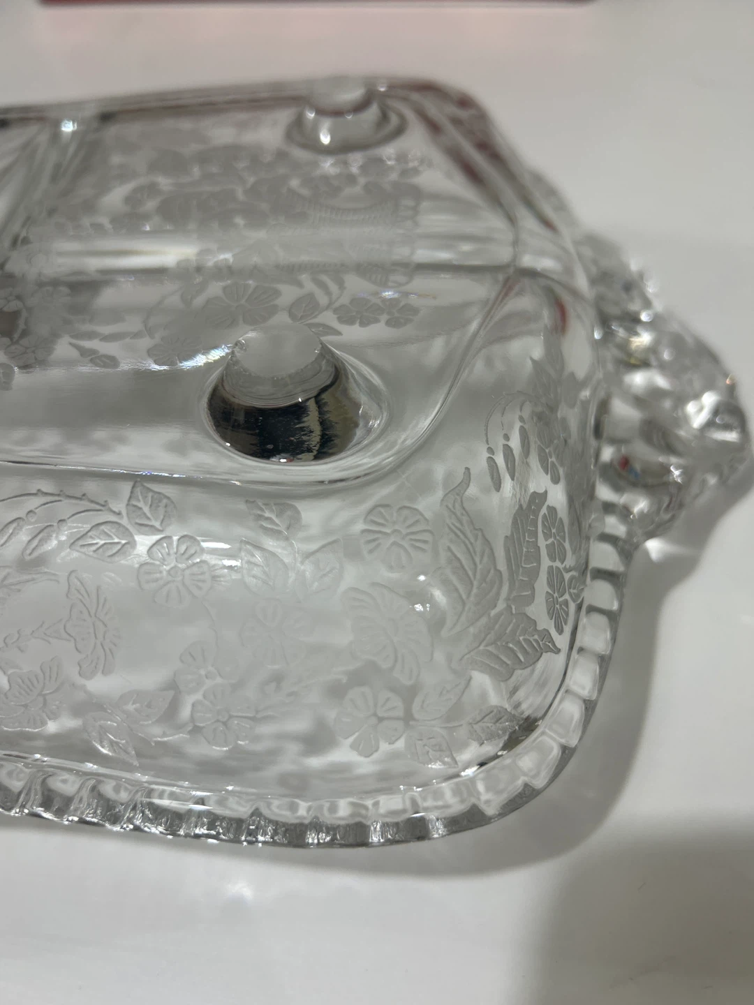 New Martinsville Prelude 3-Part Divided Dish, 12 3/4" Vintage - photo 3