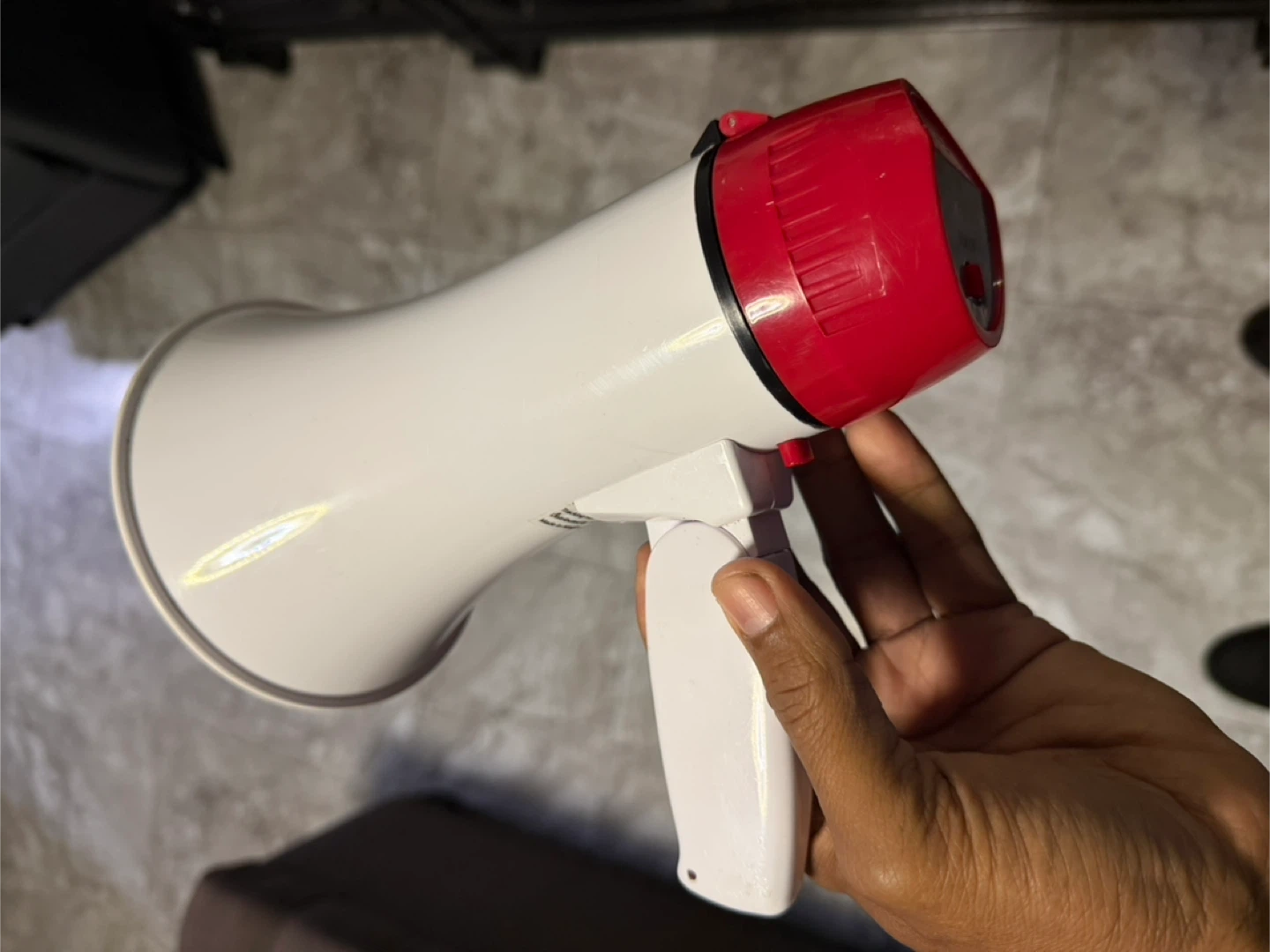 White and Red Megaphone - photo 5